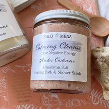 Load image into Gallery viewer, Amber Cashmere Himalayan pink salt bath and shower scrub