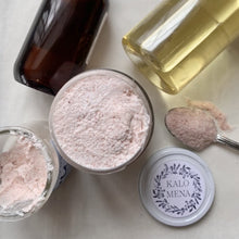Load image into Gallery viewer, Coconut Santal Himalayan pink salt bath and shower scrub