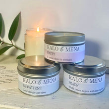 Load image into Gallery viewer, Set of tree "Let Love Rule" Intention Candle gift set